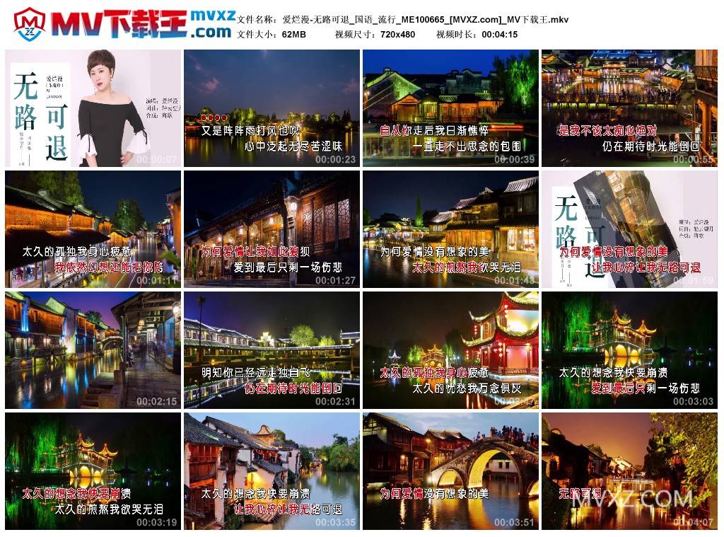 爱烂漫-无路可退_国语_流行_ME100665